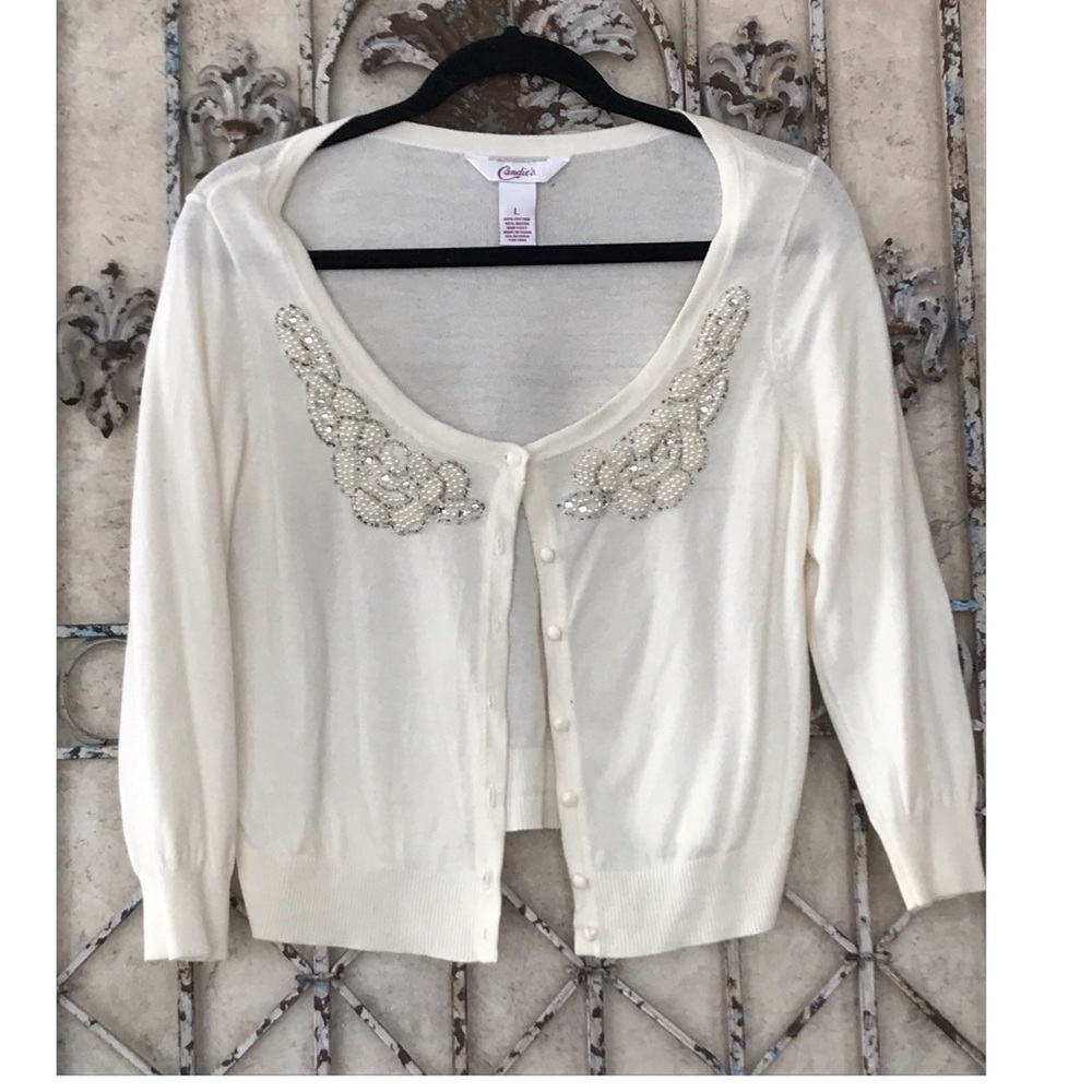 Beaded Crop Cardigan!😍